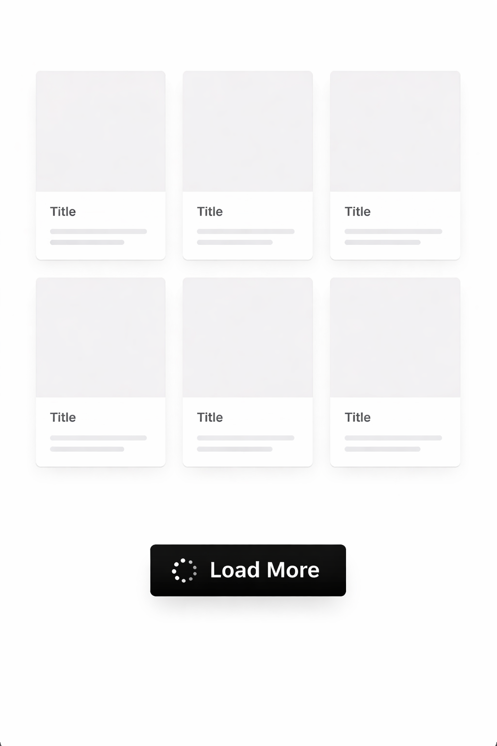 Load More & Infinite Scroll